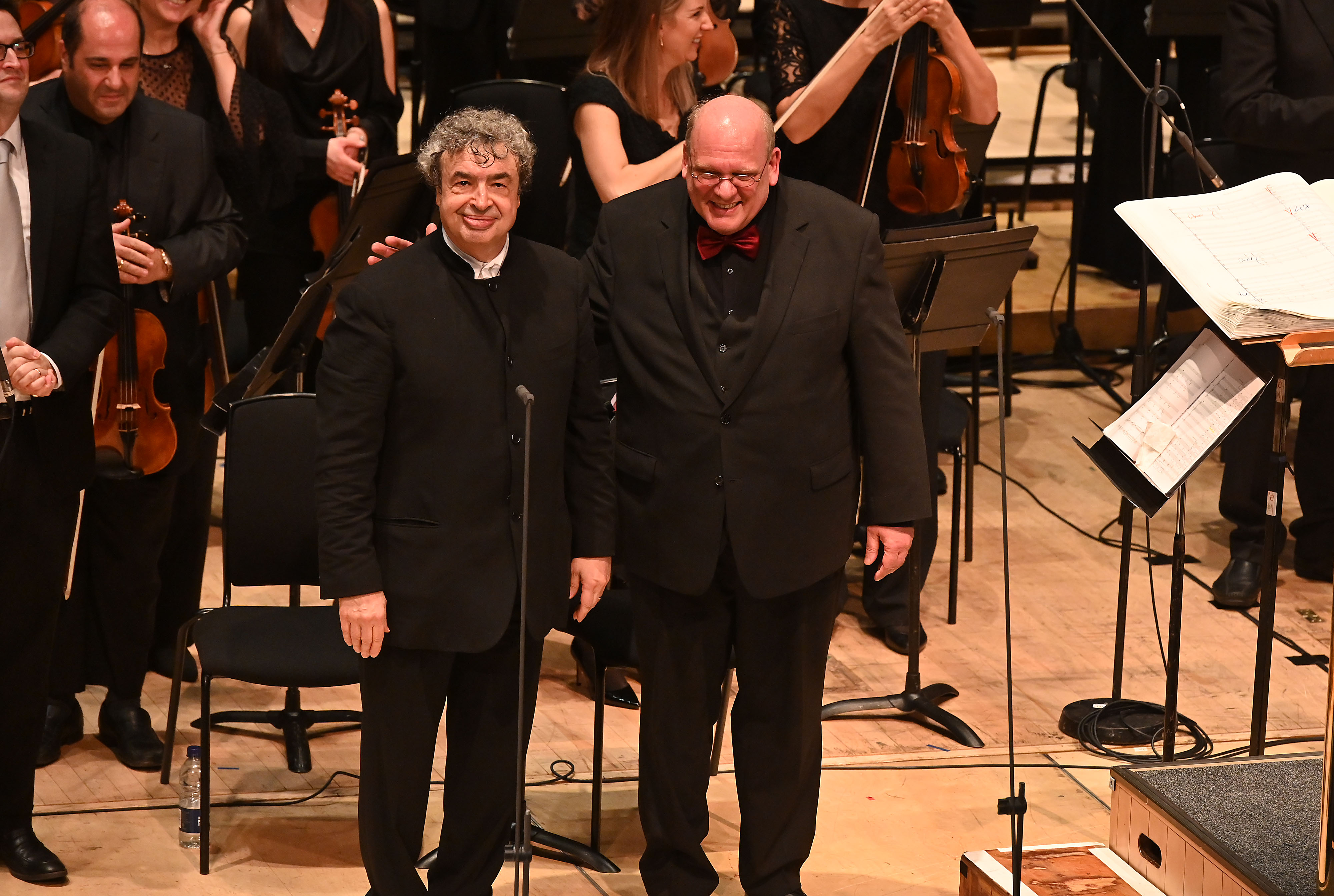 Detlev Glanert and Semyon Bychkov at the Barbican Hall, London