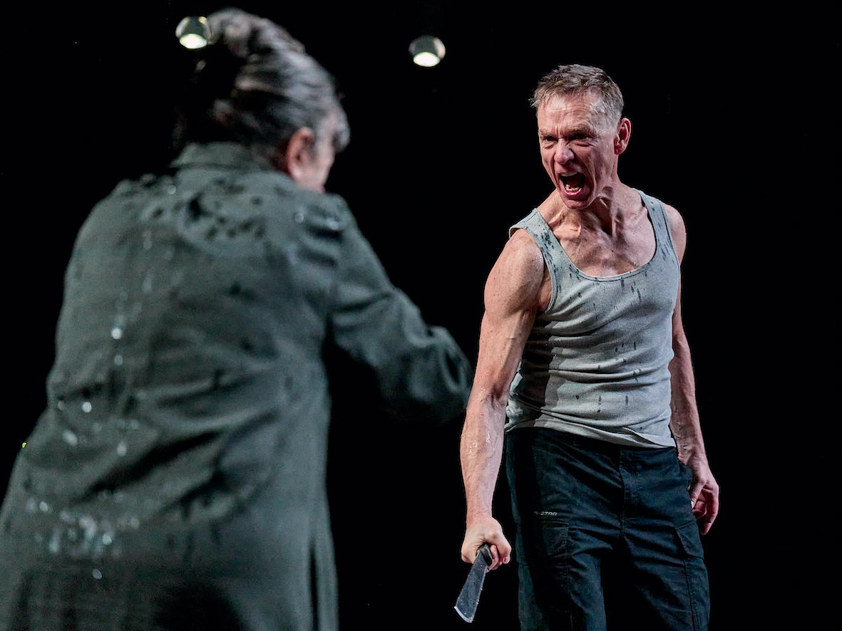 Ben Daniels and Marion Bailey in Medea