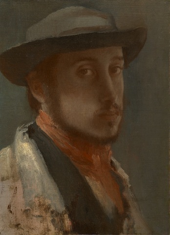 Degas, Self-Portrait, 1857-8