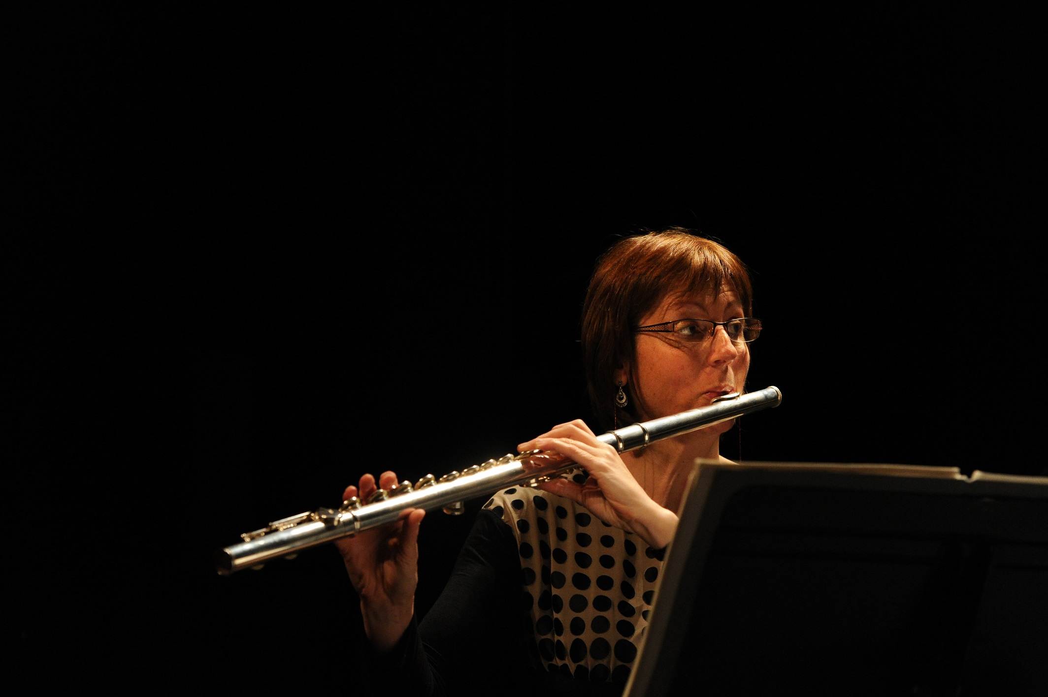 Sophie Cherrier, principal flautist of the Ensemble InterContemporain