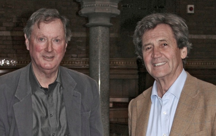 Ferdinand Mount (left) with presenter Melvyn Bragg