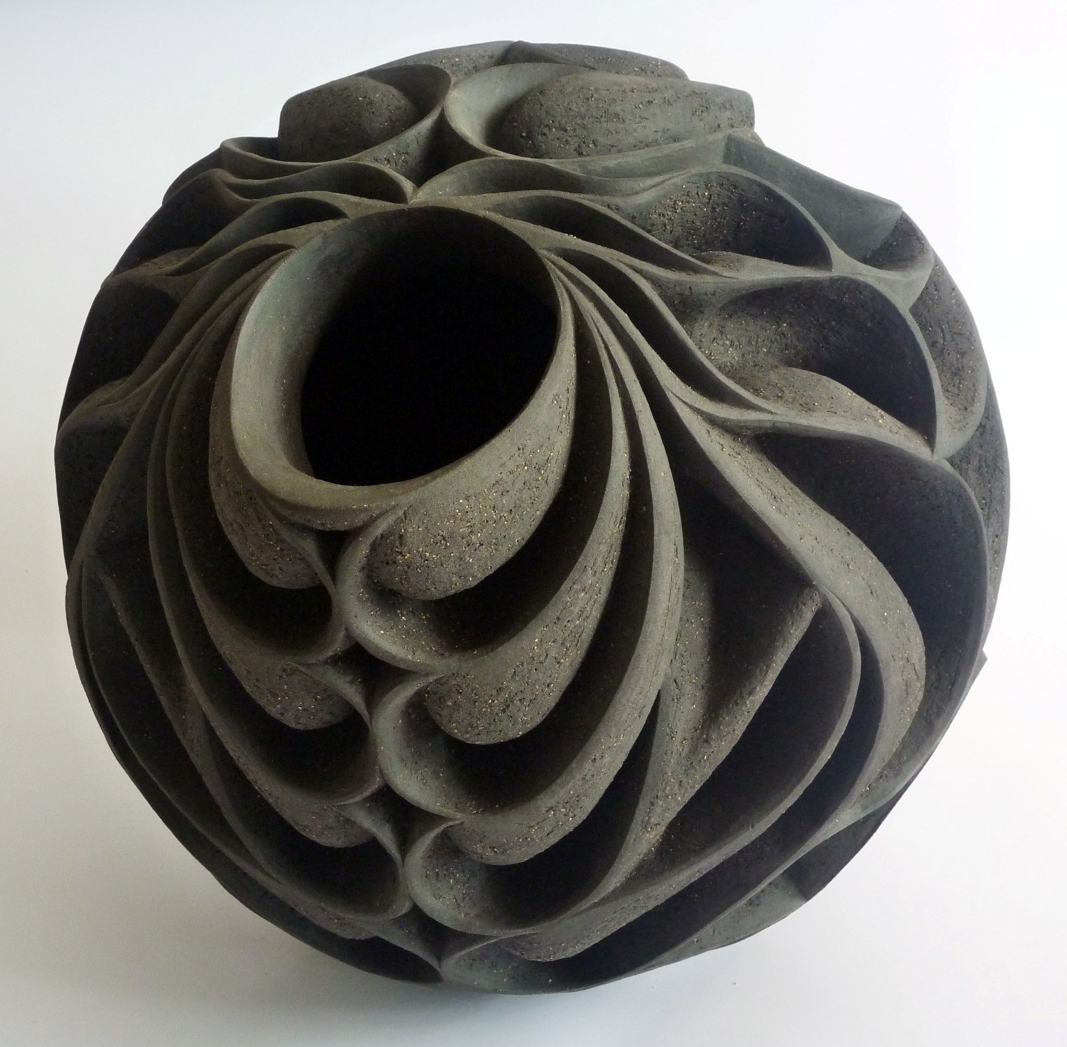 Phoenix (handcarved stoneware) Halima Cassell, courrtesy of Bluecoat Display