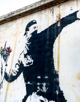 theartsdesk in Ramallah, Bansky mural