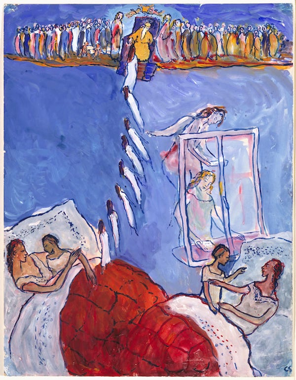 Charlotte Salomon Leben? oder Theater? Ein Singspiel (Life? or Theatre? A Play with Music), 1941–42 Gouache on paper Collection Jewish Historical Museum, Amsterdam © Charlotte Salomon Foundation