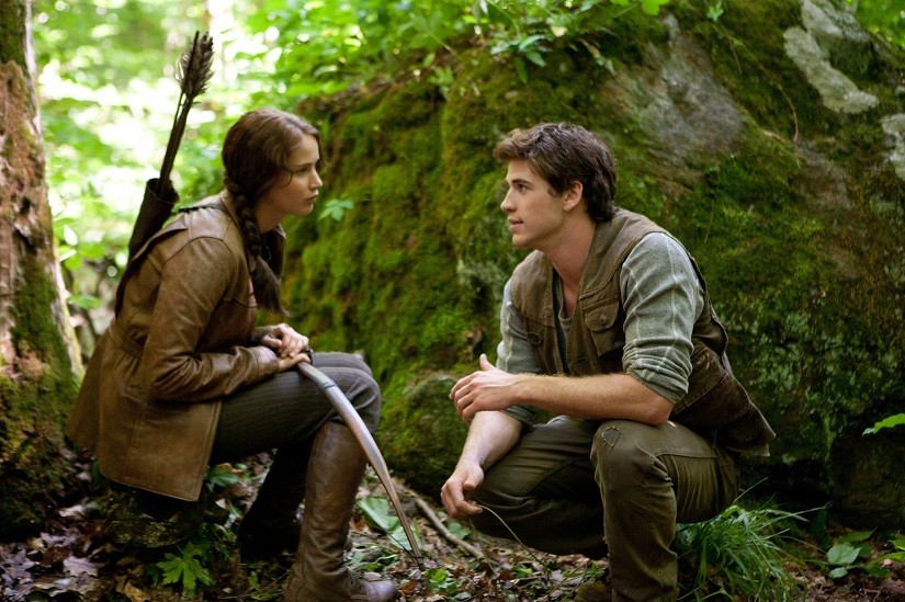 Katniss and Gale (Liam Hemsworth)