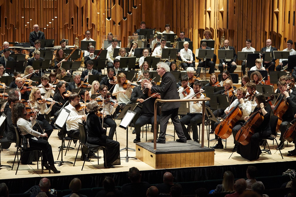 Musicians of the Guildhalls School of Music and Drama and the London Symphony with Sir Simon Rattle