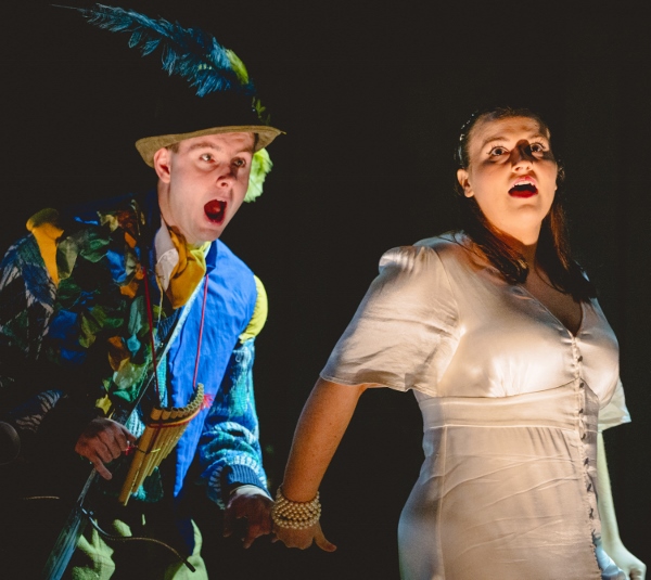 Jordan Harding and Hannah O’Brien as Papageno and Pamina in Clonter Opera's The Magic Flute cr Andrew Billington