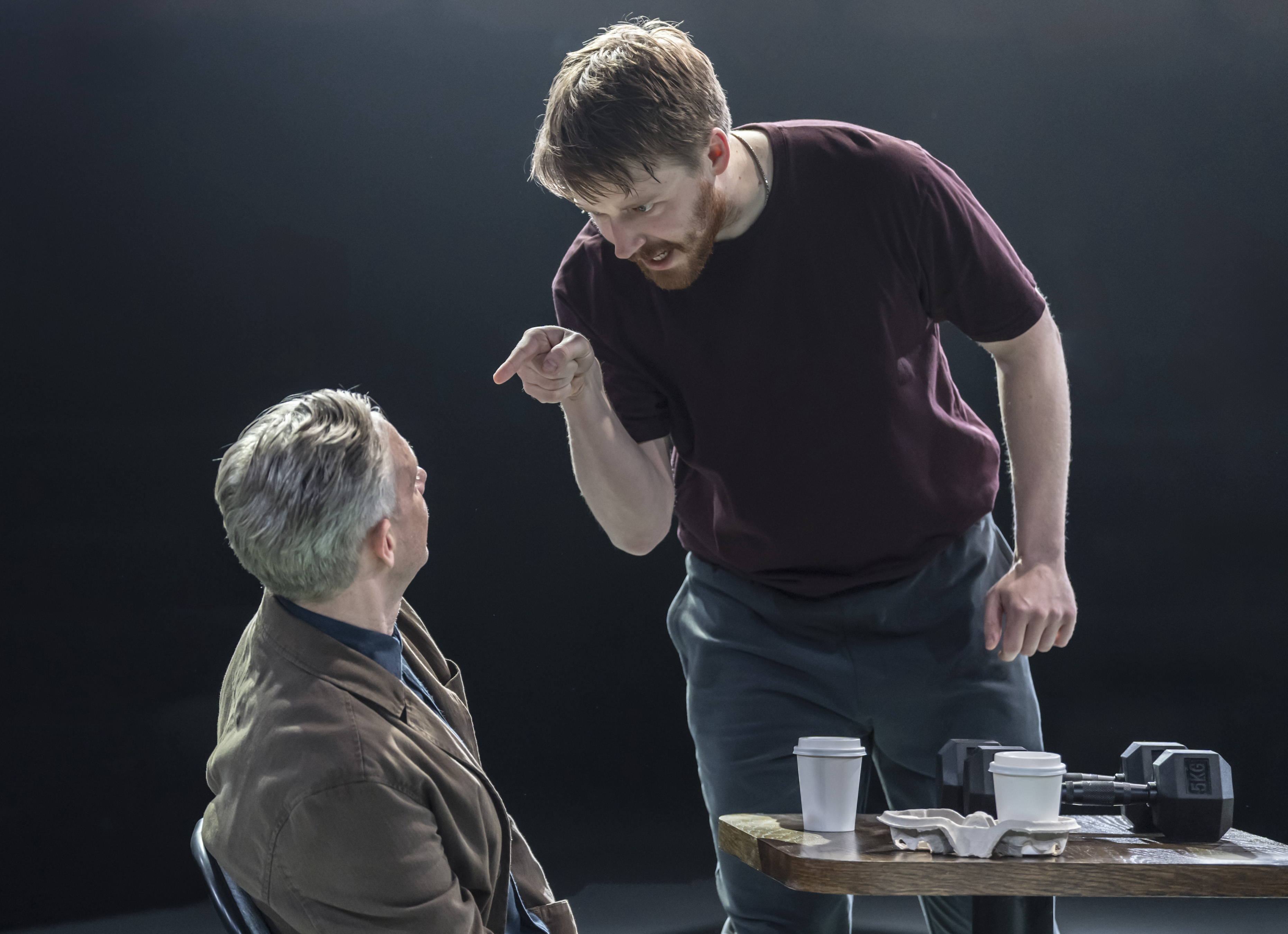 Martin Freeman as James, Jack Lowden as Luka inn The Fifth Step