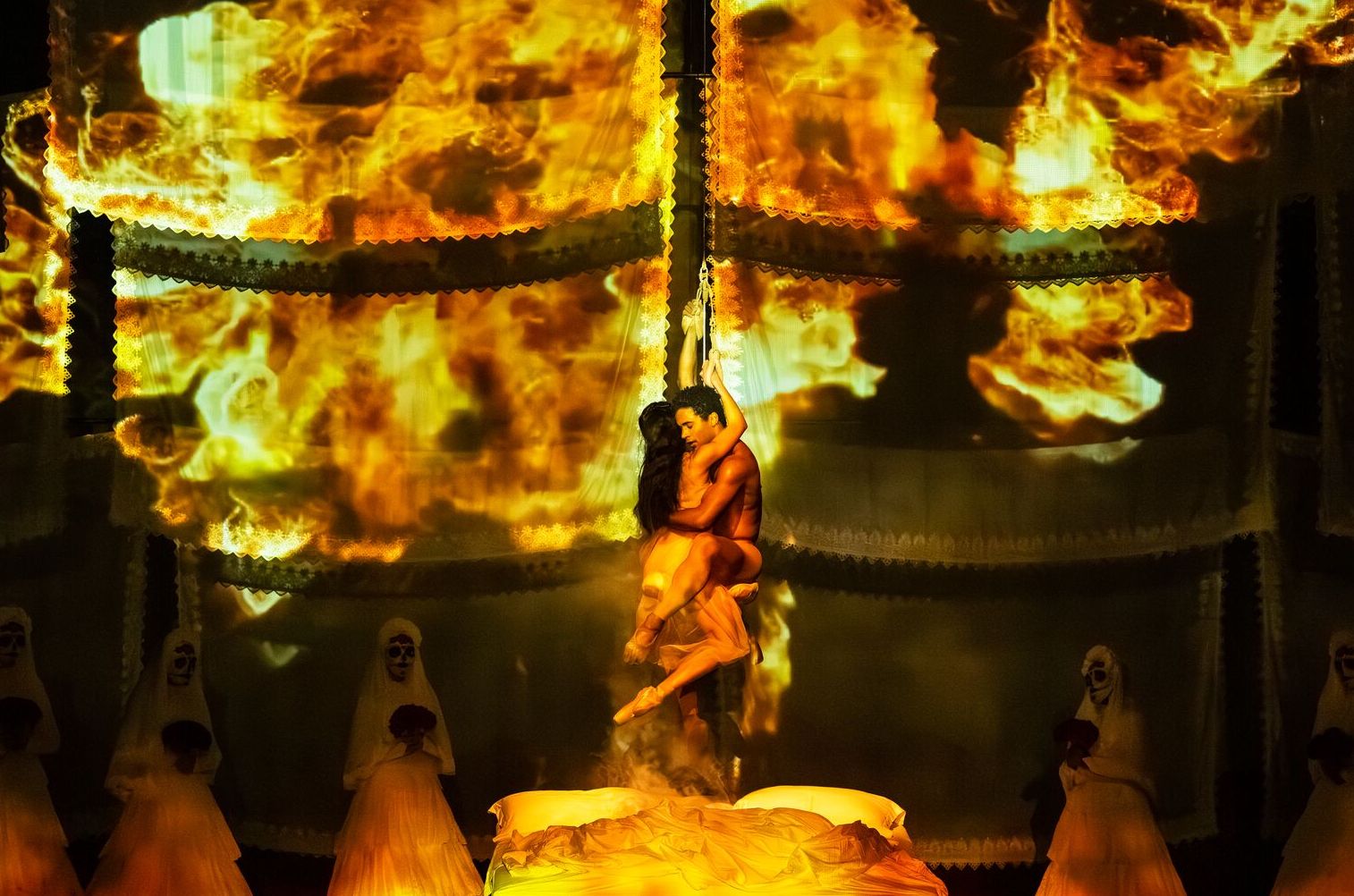 Francesca Haywrd and Marcello Sambe in Like Water for Chocolate