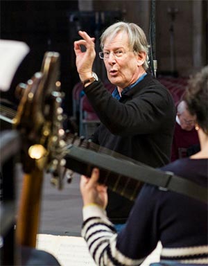 Sir John Eliot Gardiner in King's College Chapel