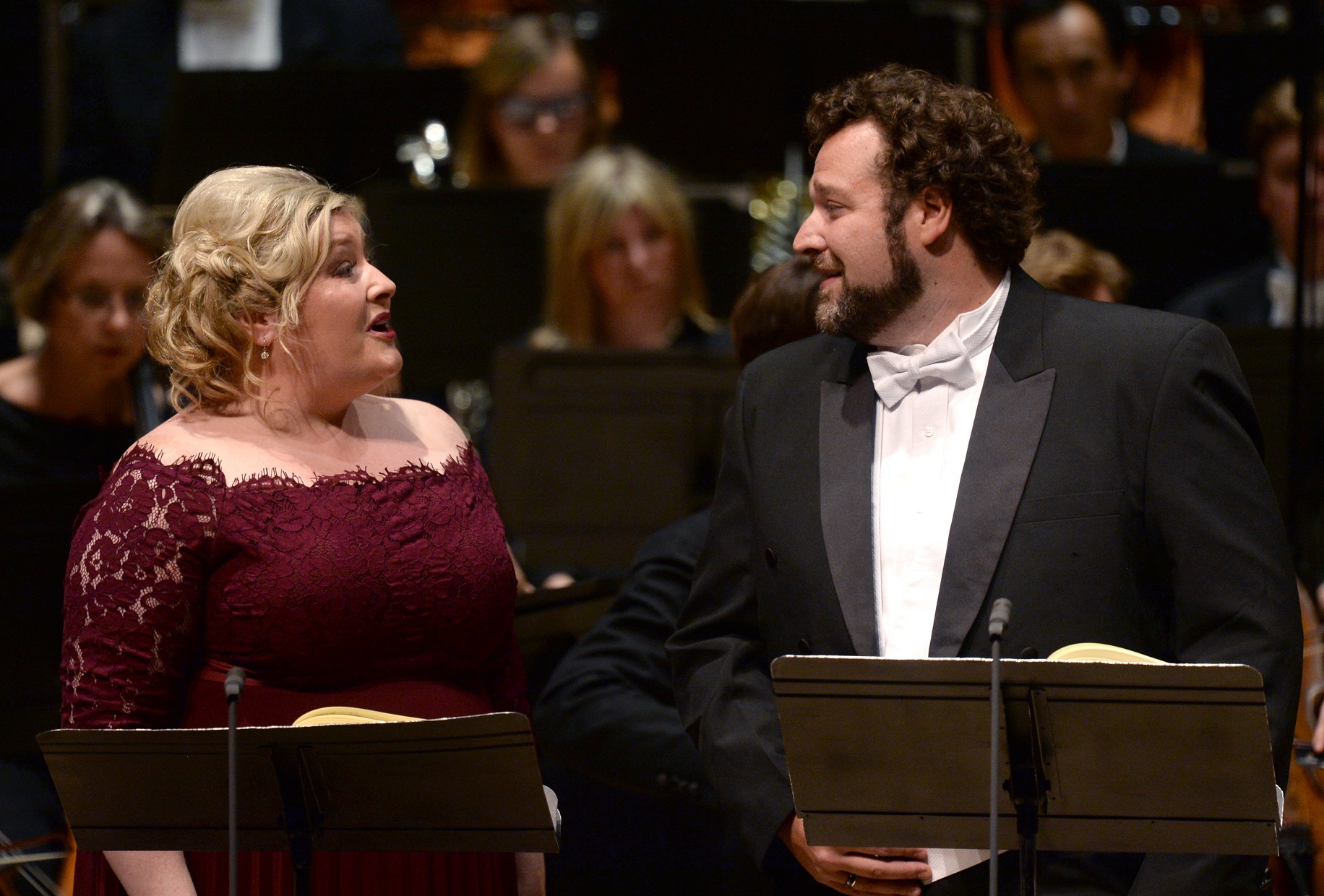 Karen Cargill and Bryan Hymel in La Damnation de Faust at the Barbican