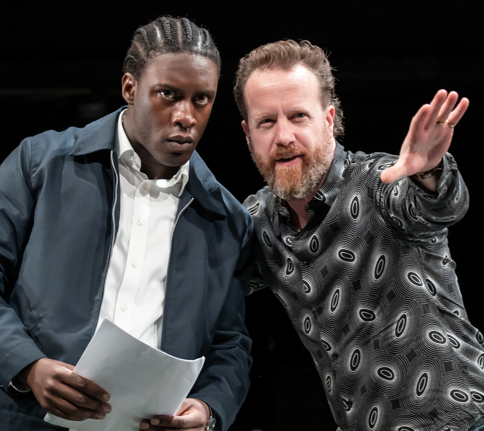 Samuel Adewunmi and Geoffrey Streatfeild in A Mirror