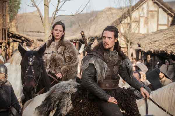 Uhtred and Brida from the Last Kingdom