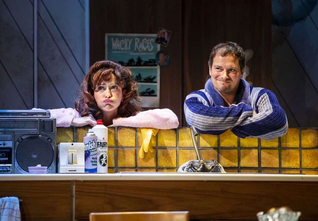 Amy Ellen Richardson and Andrew Langtree as the parental Moles