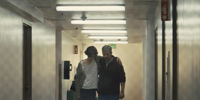 Timothee Chalamet and Steve Carell in 'Beautiful Boy'