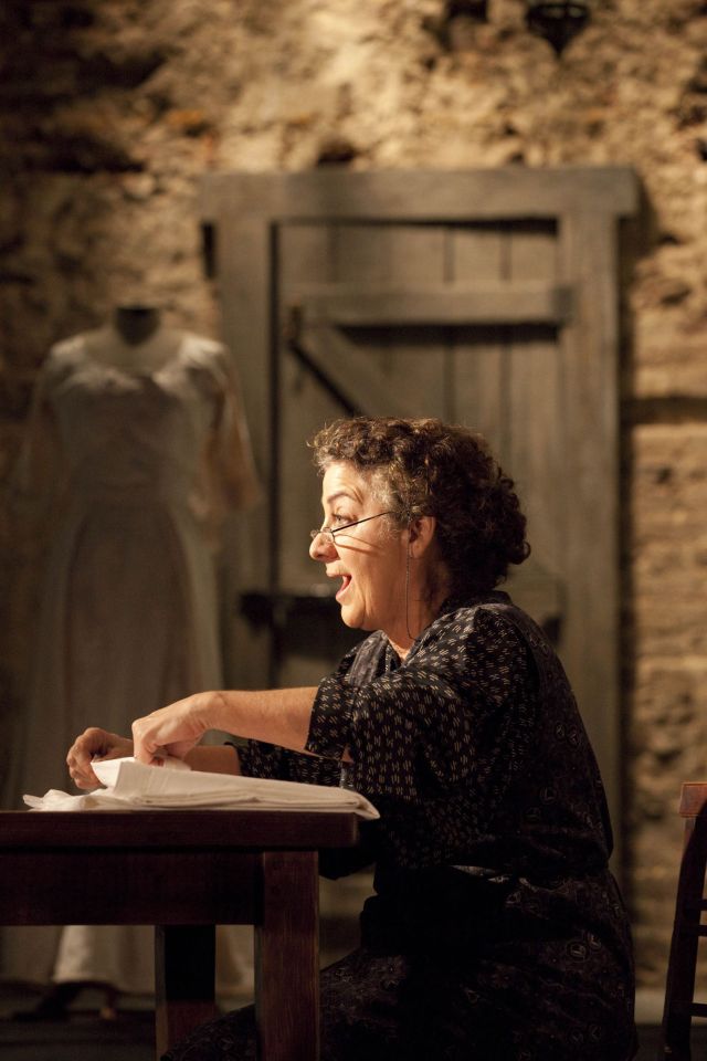 Jane Bertish as Darya in The House of Bernarda Alba
