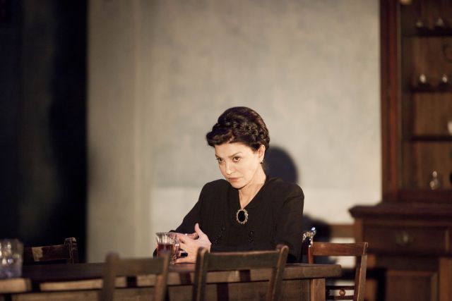 Shohreh Aghdashloo in glamour puss mode as Bernarda Alba