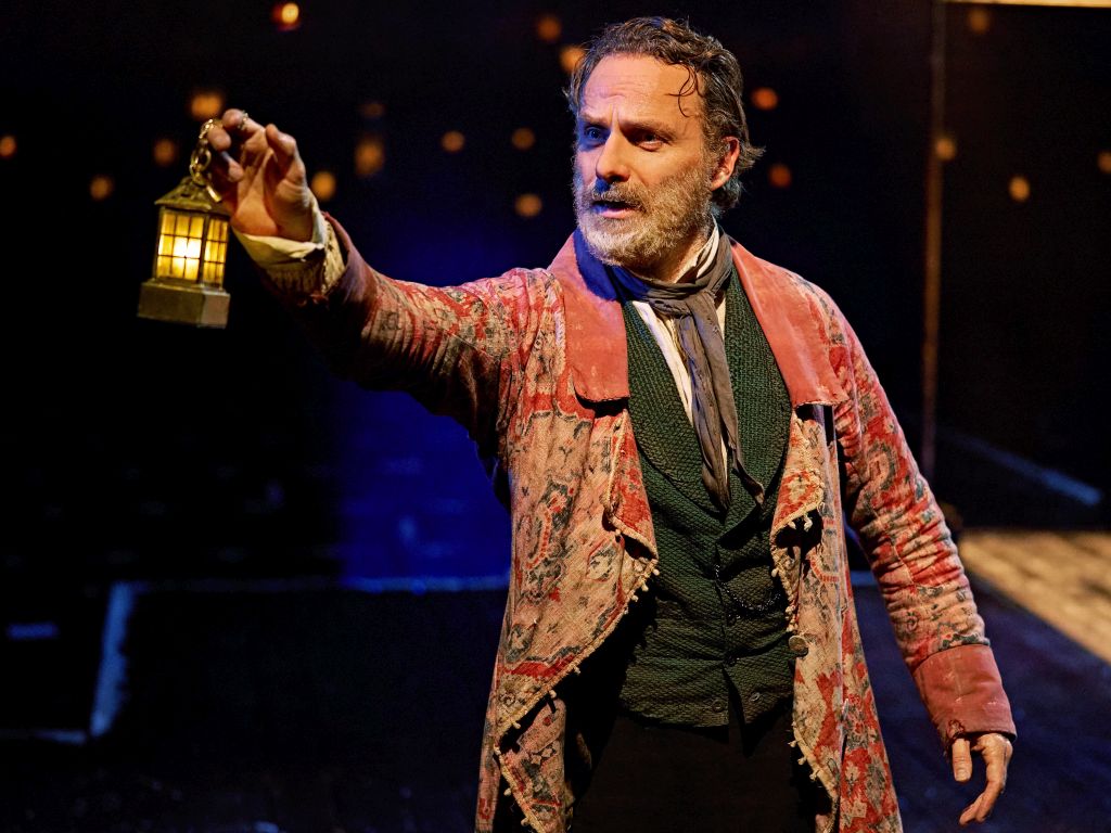 Andrew Lincoln as Scrooge at the Old Vic 