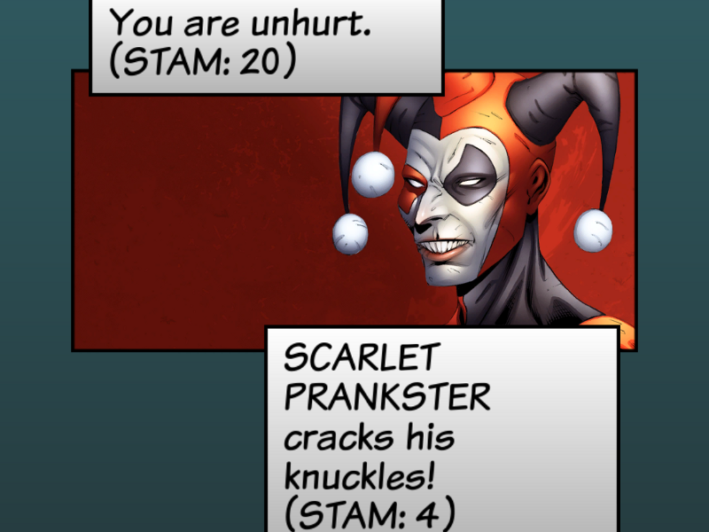 The Jok.. I mean Scarlet Prankster