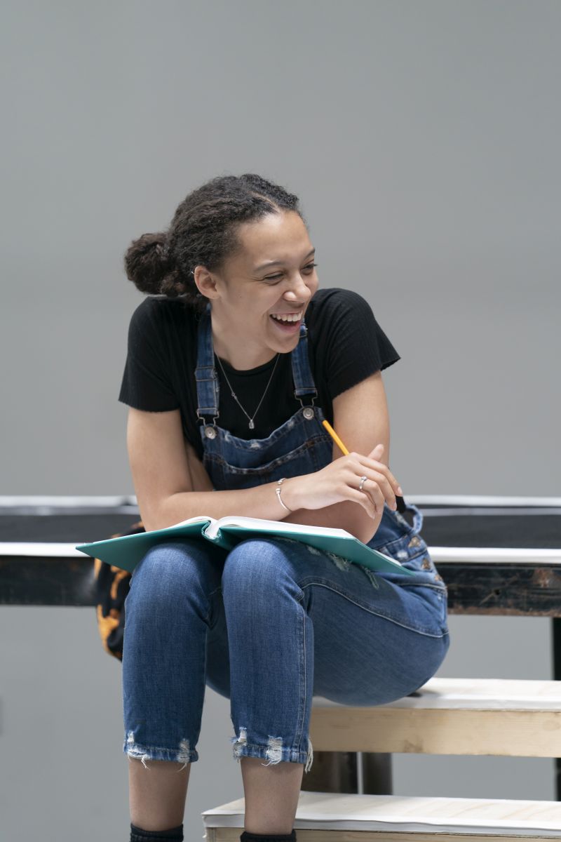 Francesca Henry in rehearsal for 'Our Town'
