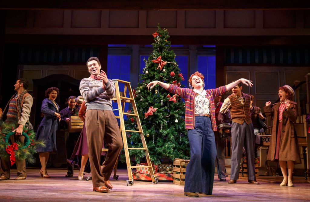 Bryce Pinkham and company in 'Holiday Inn'