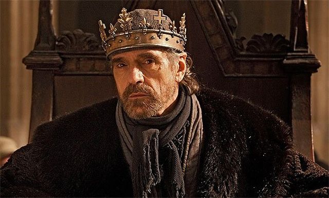 Jeremy Irons as the ailing Henry IV