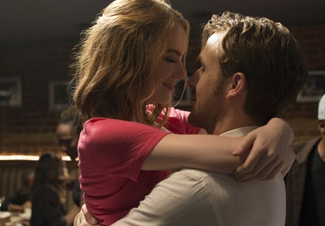 Ryan Gosling and Emma Stone in La La Land