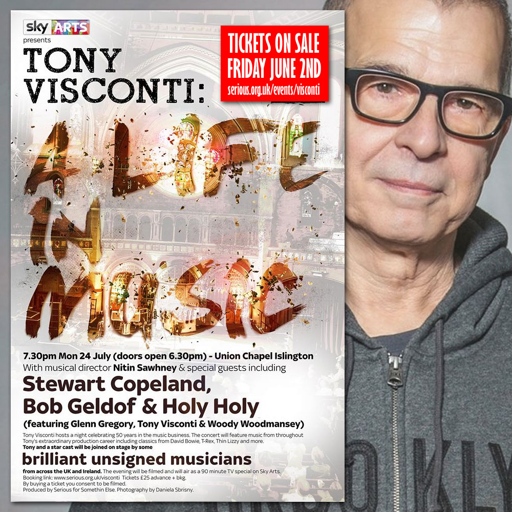 Tony Visconti, A Life in Music, Sky Arts