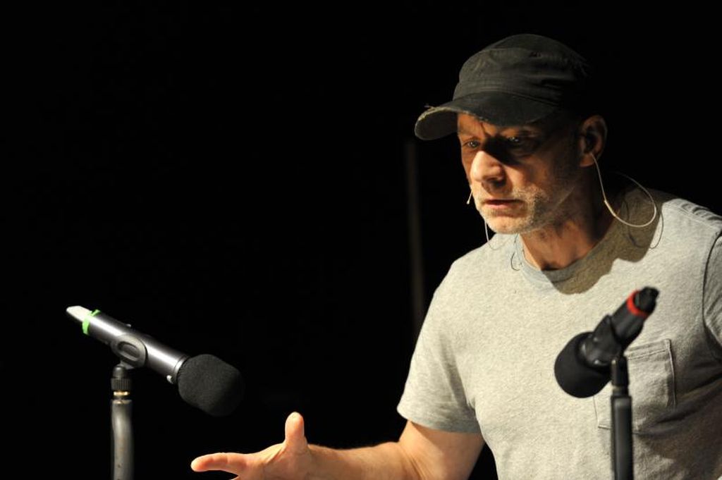 Simon McBurney in 'The Encounter' which he conceived