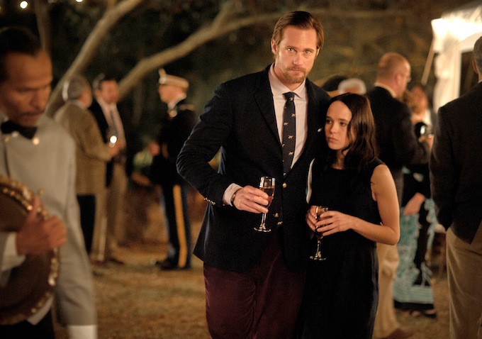 Alexander Skarsgard and Ellen Page in 'The East'