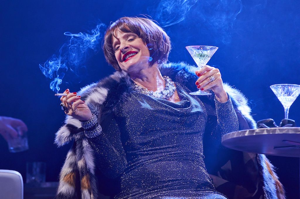 Patti LuPone as Joanne in 'Company' on the West End