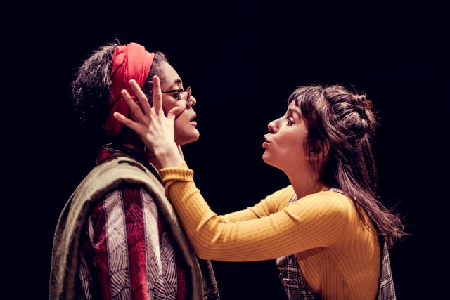 Sara Powell and Natalie Klamar in 'Keith? A Comedy'