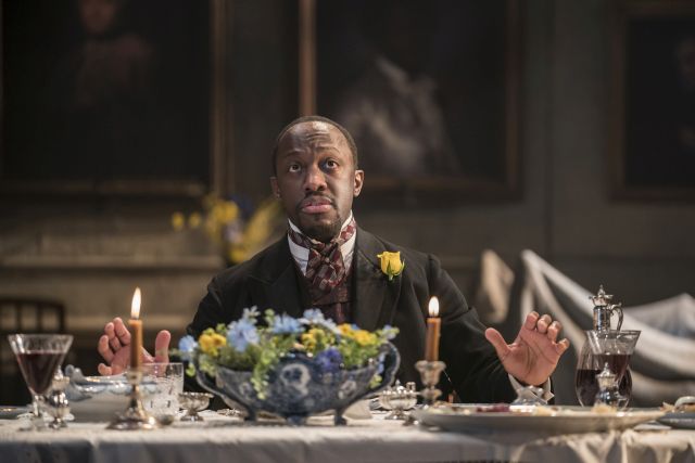 Giles Terera as Kroll in 'Rosmersholm'