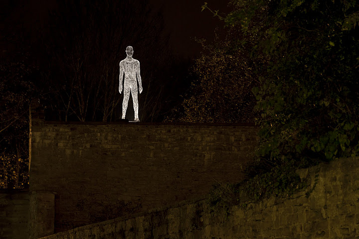 One of Les Voyageurs at LUMIERE Durham, copyright Matthew Andrews