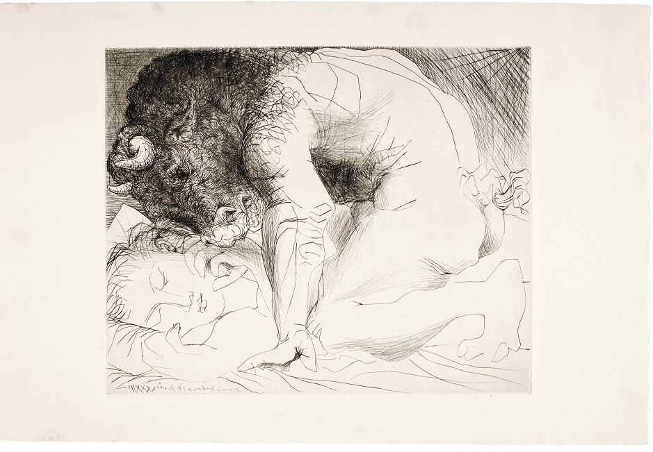 Picasso Minotaurs and Matadors, Gagosian