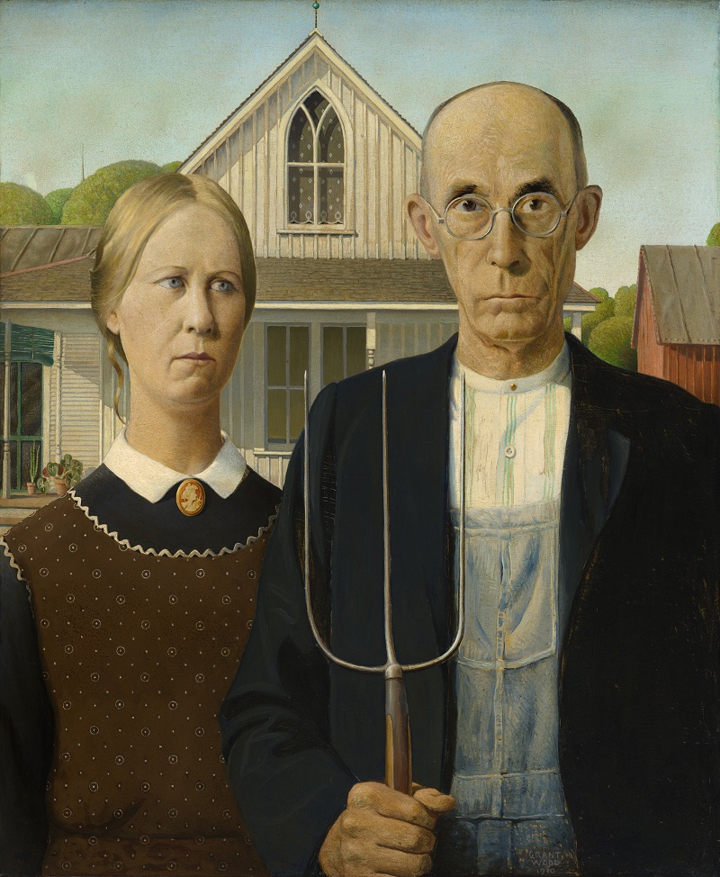 Grant Wood: American Gothic