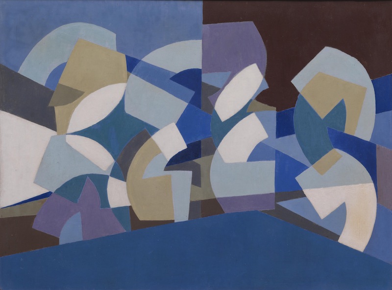 Choucair, Composition in Blue, 1947-51