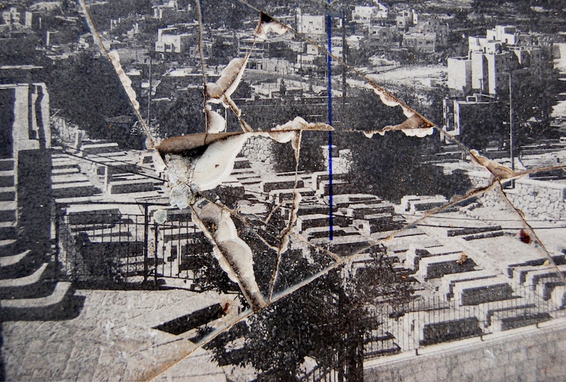 Broken View (Mount of Olives, Jerusalem) 2012; digital print