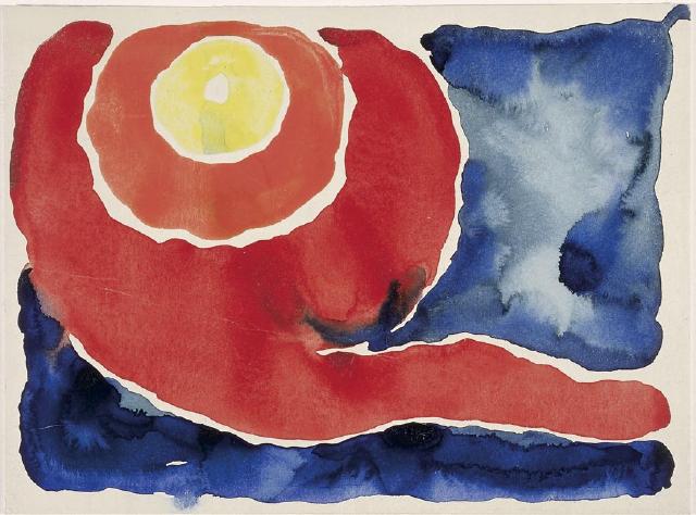 Georgia O'Keeffe, Evening Star V, 1917; National Gallery of Art, Washington