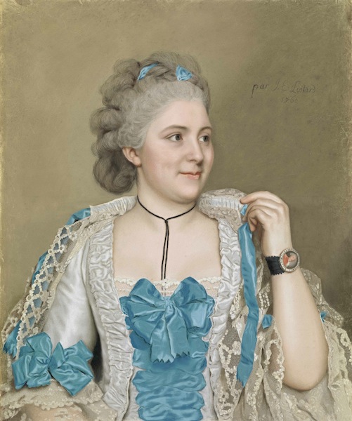 Jean-Etienne Liortard, Julie de Thellusson-Ployard, 1760; Museum Oskar Reinhart, Winterthur