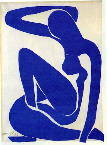 Matisse, Blue Nude i, spring 1952