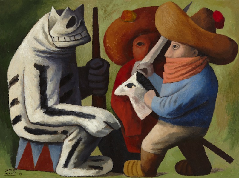 Jose Chavez Morado, Carnival in Huejotzingo, 1939, Phoenix Art Museum 