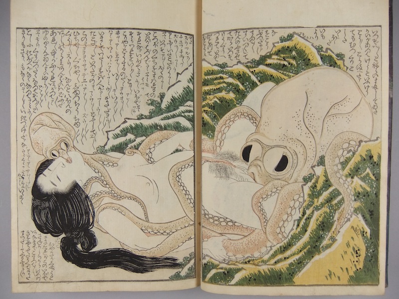 Katsushiki Hokusai's The Dream of the Fisherman's Wife, 1814