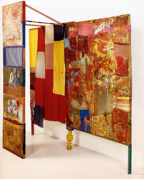 Robert Rauschenberg, Minutiae, 1954, freestanding combine, private collection