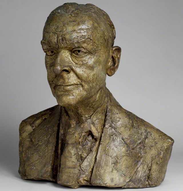 Jacob Epstein, T.S Eliot (plaster cast), 1915