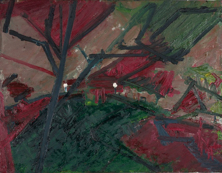 Auerbach, Winter Evening, Primrose Hill Study, 1974-5