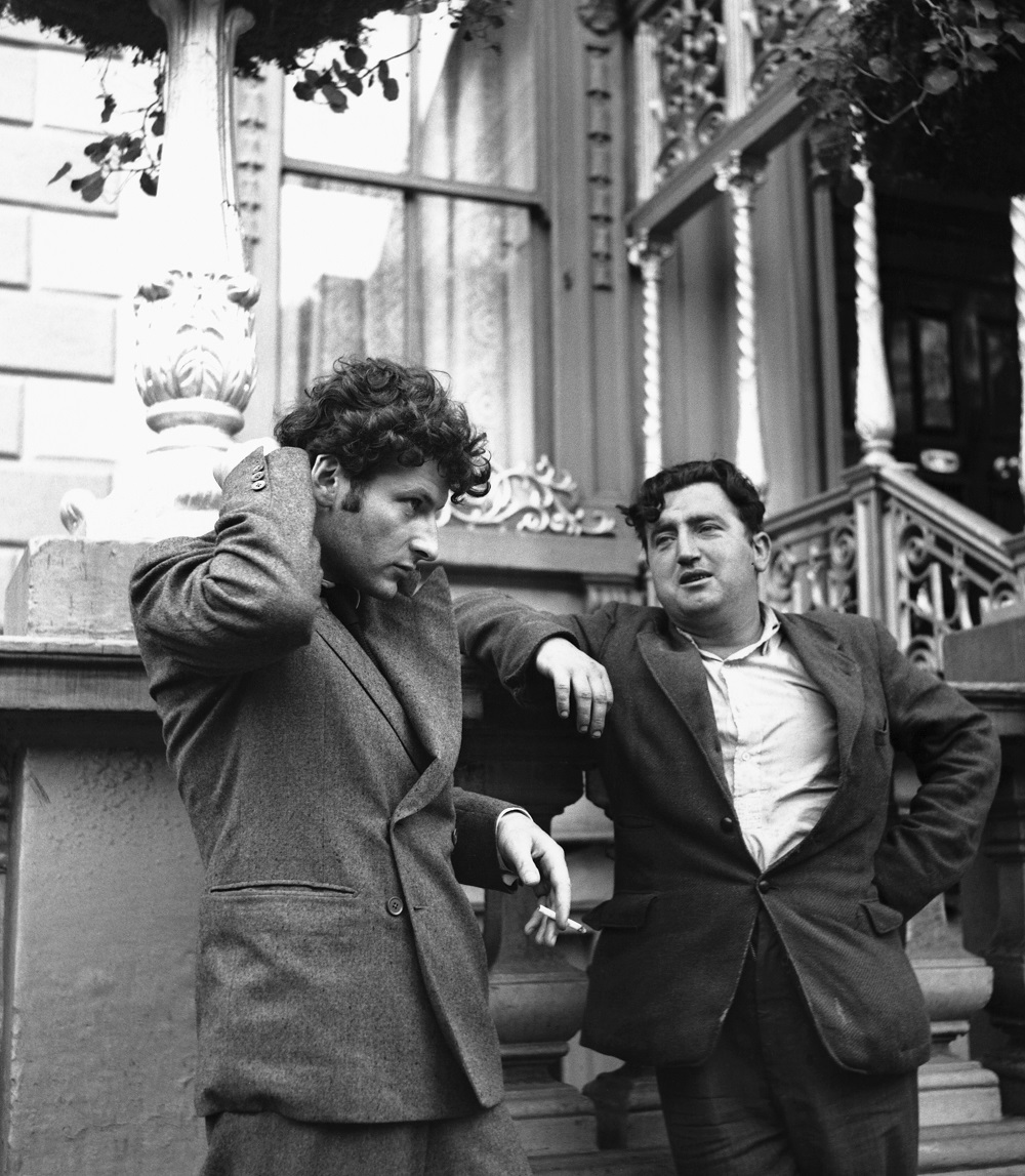 Lucian Freud and Brendan Behan in Dublin, 1953 (c) Getty