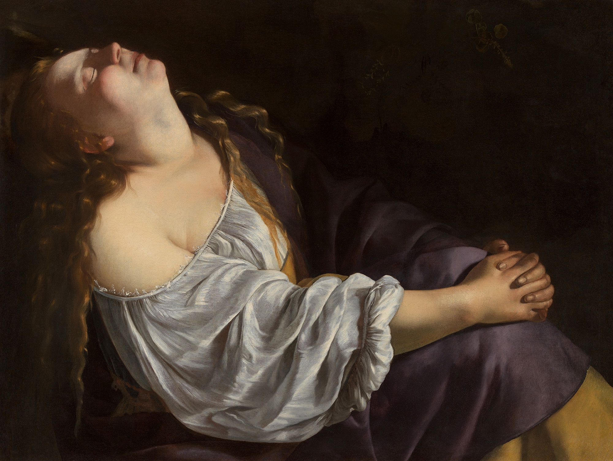 Artemisia Gentileschi, 'Mary Magdalene in Ecstasy', 1620–25  Private European collection © Photo: Dominique Provost