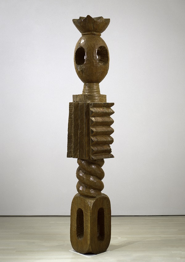 Constantin Brancusi, King of Kings, c.1938, oak