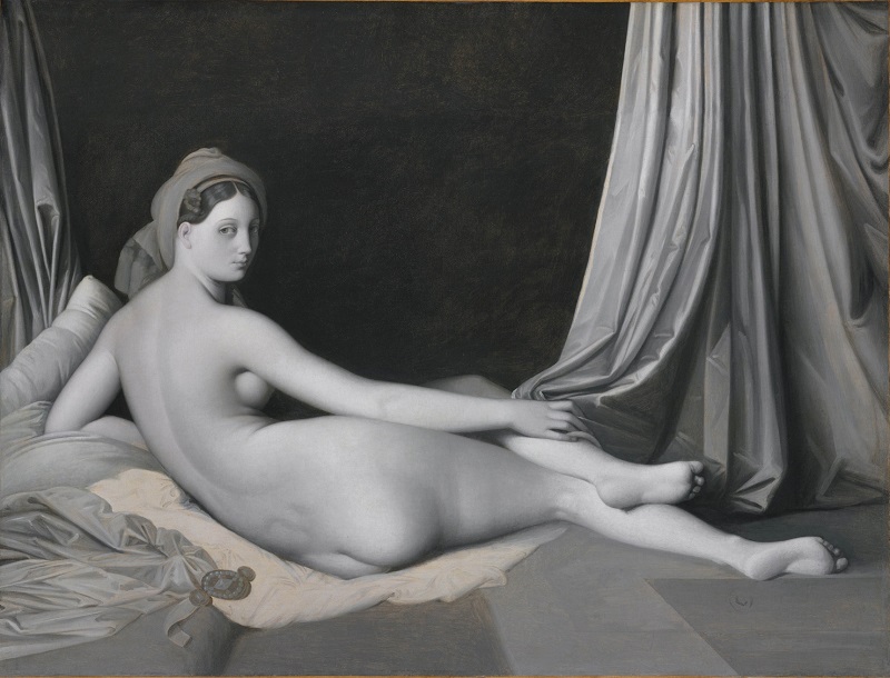 Jean-Auguste-Dominique Ingres and workshop, Odalisque in Grisaille, about 1824-34, © The Metropolitan Museum of Art / Art Resource / Scala, Florence